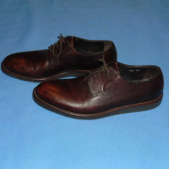 TO BOOT NEW YORK ADAM DERRICK CASUAL OXFORDS  10.5  MADE in ITALY - Picture 2 of 5